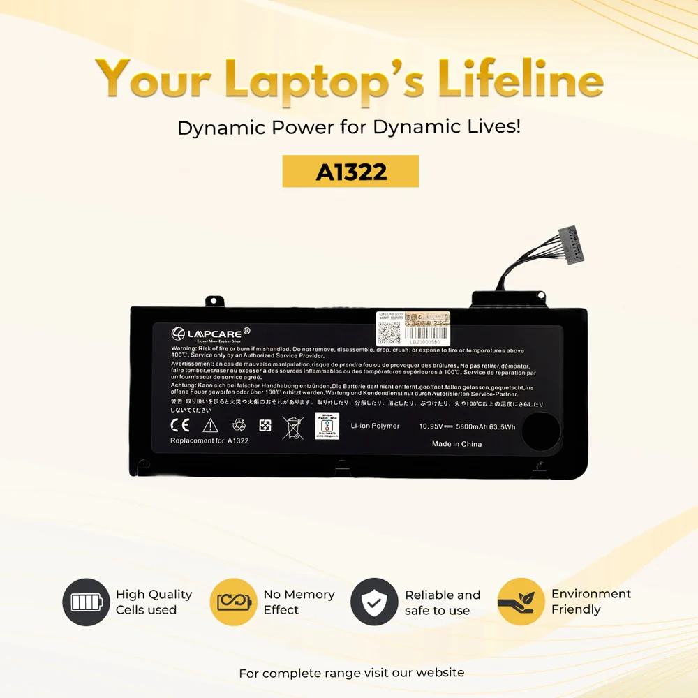 Lapcare Laptop Battery Compatible For Apple A1322 | A1278 view 3